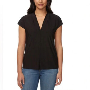 Buffalo Ladies' V-Neck Short Sleeve Blouse